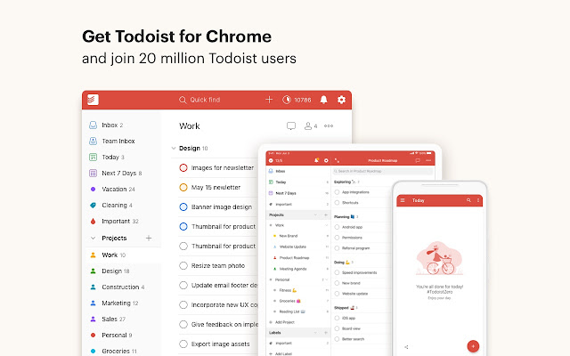 Top 10 Zenkit Alternatives: #2 Todoist