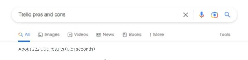 Trello Pros and Cons: search results