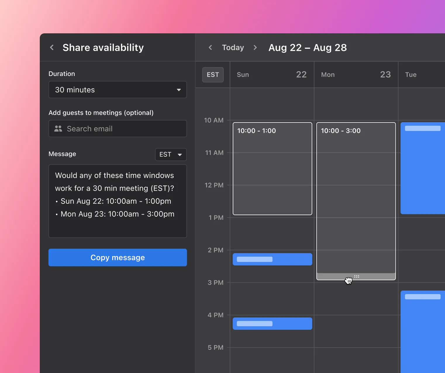 Timeboxing App: Motion