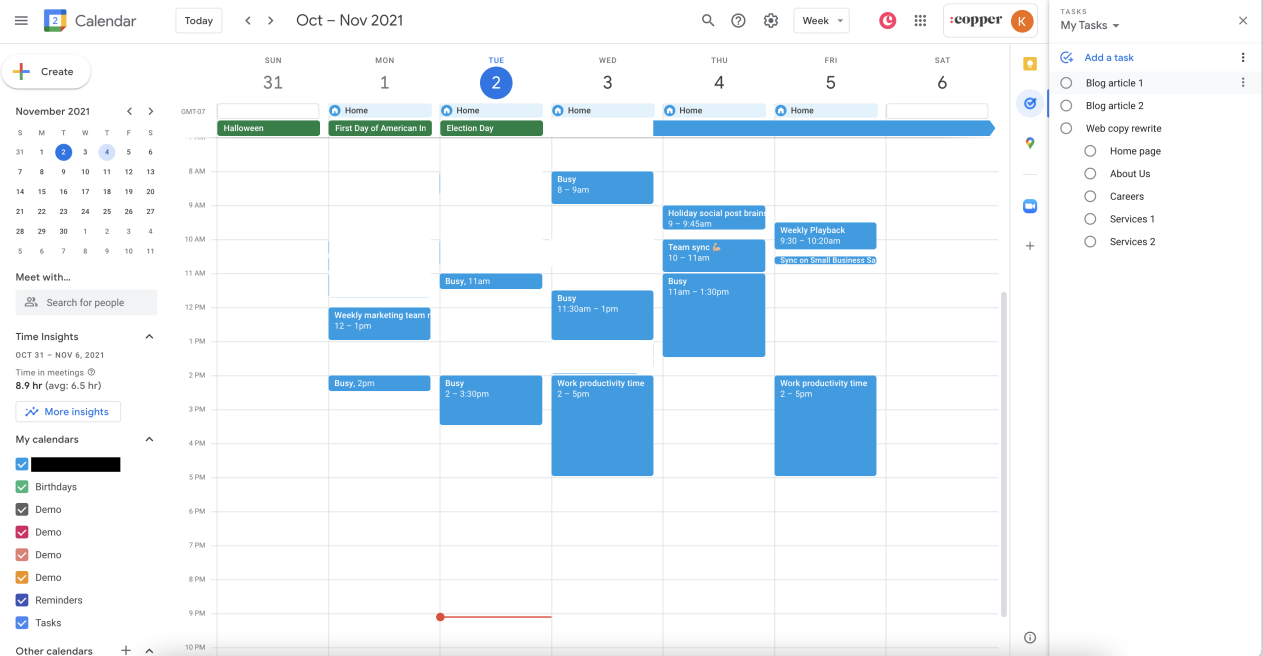 13 digital planner app options: #7 Google Calendar