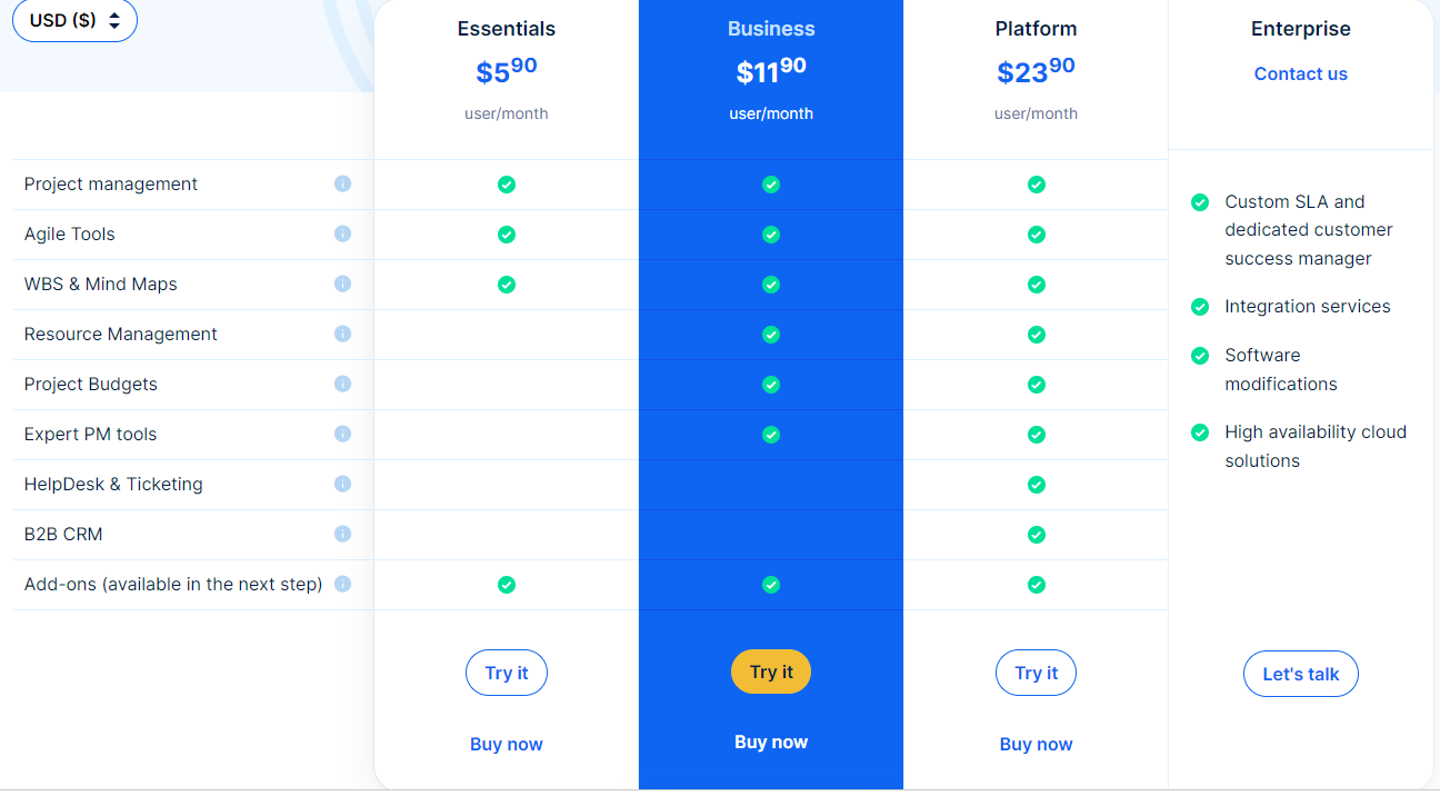 Easy Project Pricing