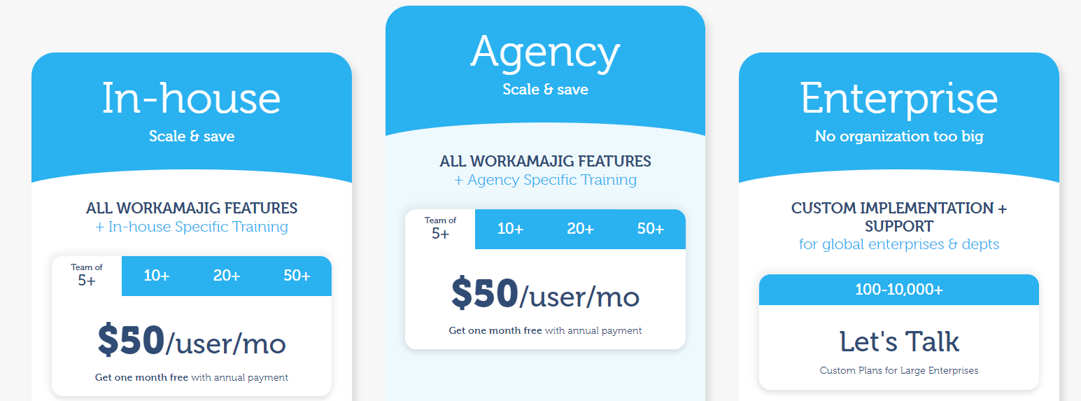 Workamajig Pricing