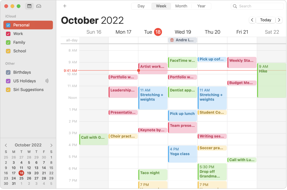 Apple Calendar - a great family-shared calendar app for Apple users