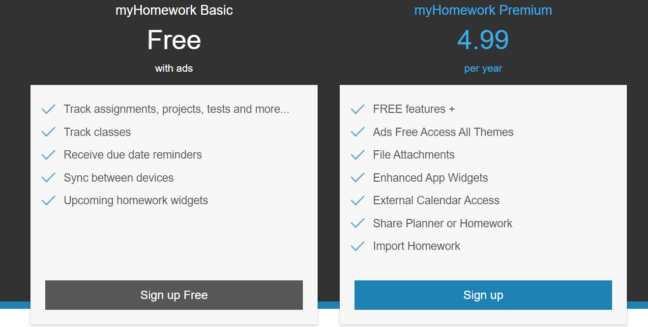 best free homework management apps