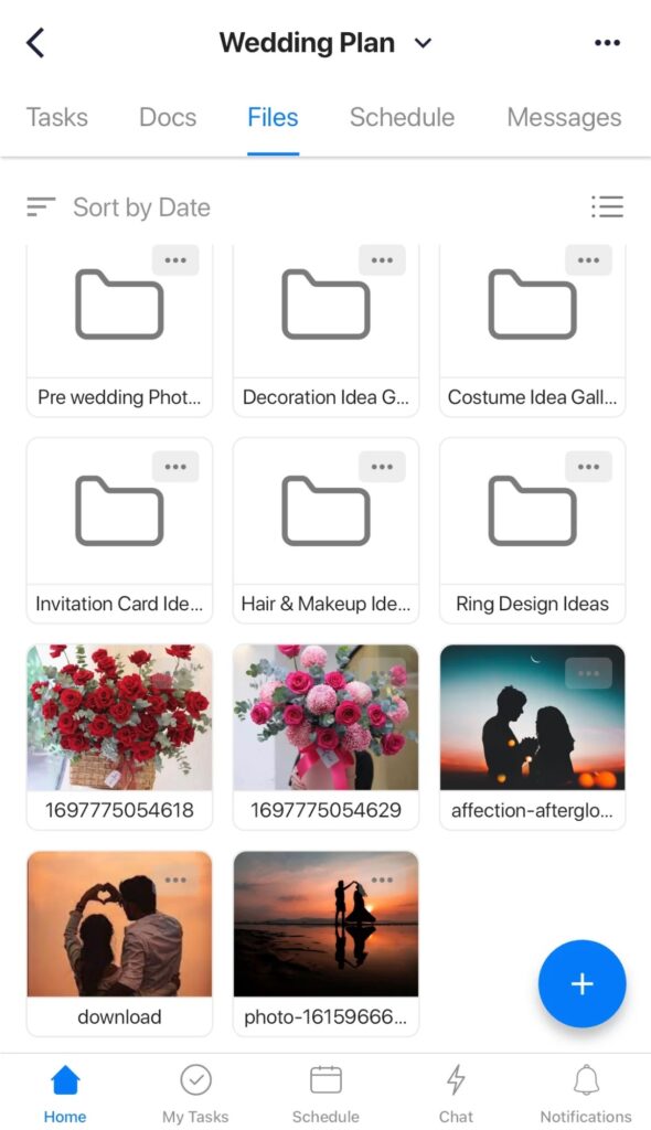 Upbase's unlimited file storage makes it a great Shared To-Do List App for Couples