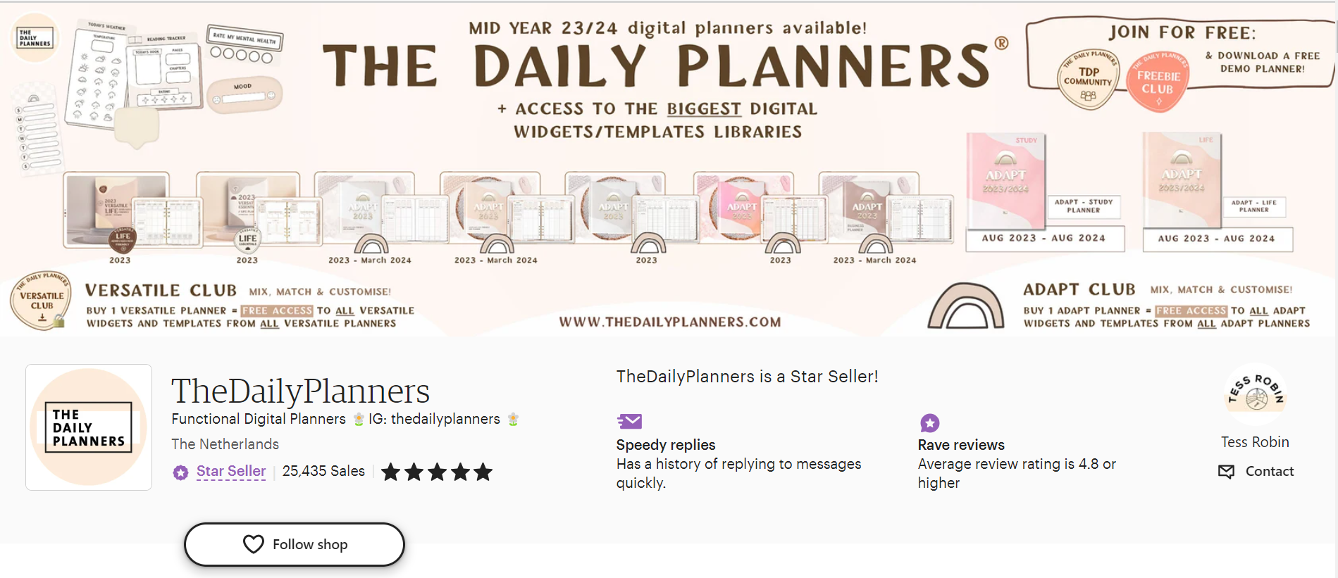 14 Best Online Planner Apps & Digital Planners | #6 TheDailyPlanners 