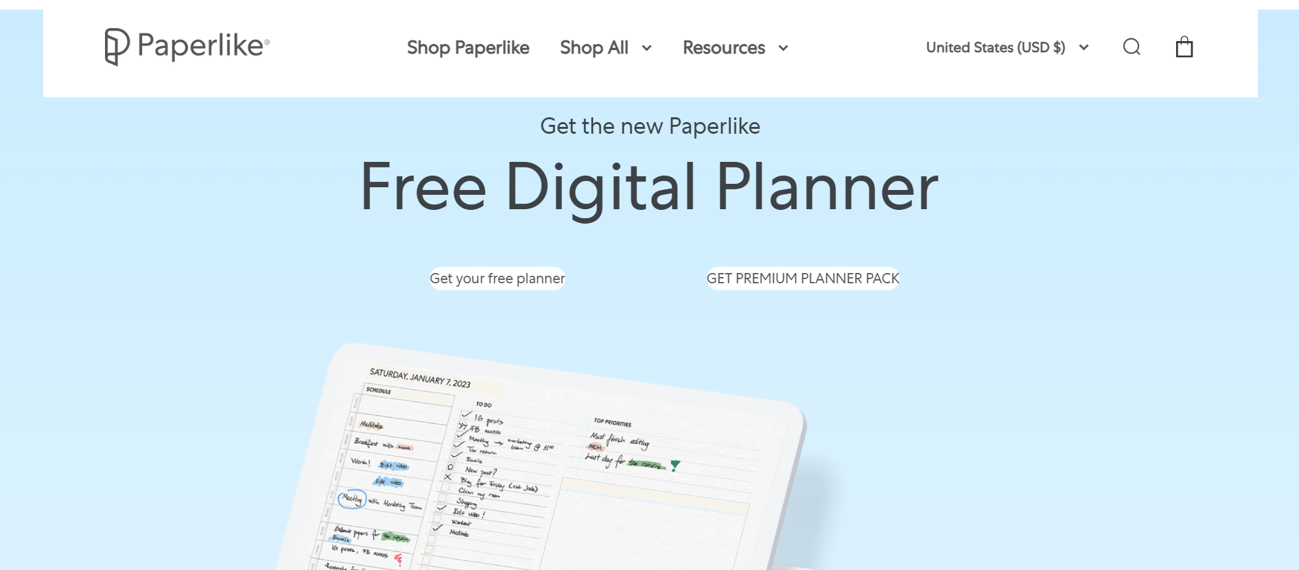 14 Best Online Planner Apps & Digital Planners | #8 Paperlike Digital Planner