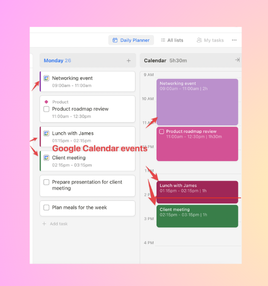 Upbase-two-way-sync-with-Google-Calendar