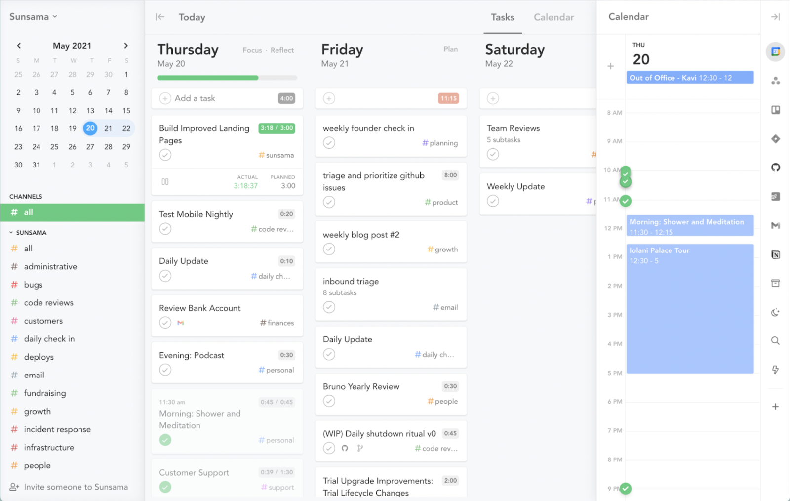 17 Best Time Management Tools For Every Need | #3 Sunsama