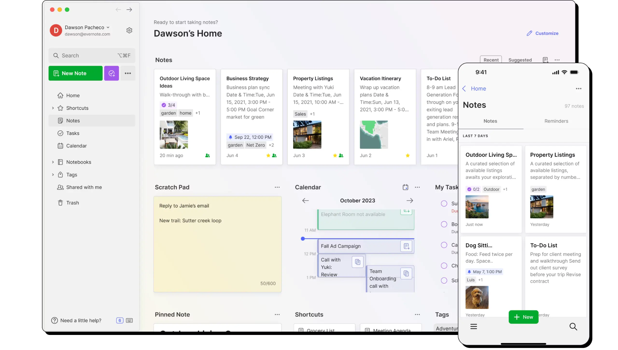 Evernote Review - UX/UI