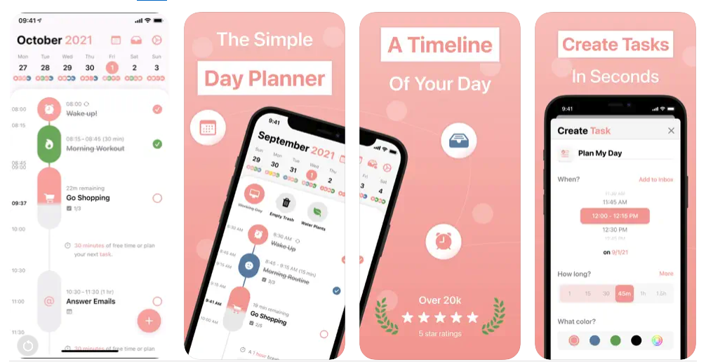 13 Best Personal Planner App Picks - #12. Structured — Best for Time Blocking and Focus