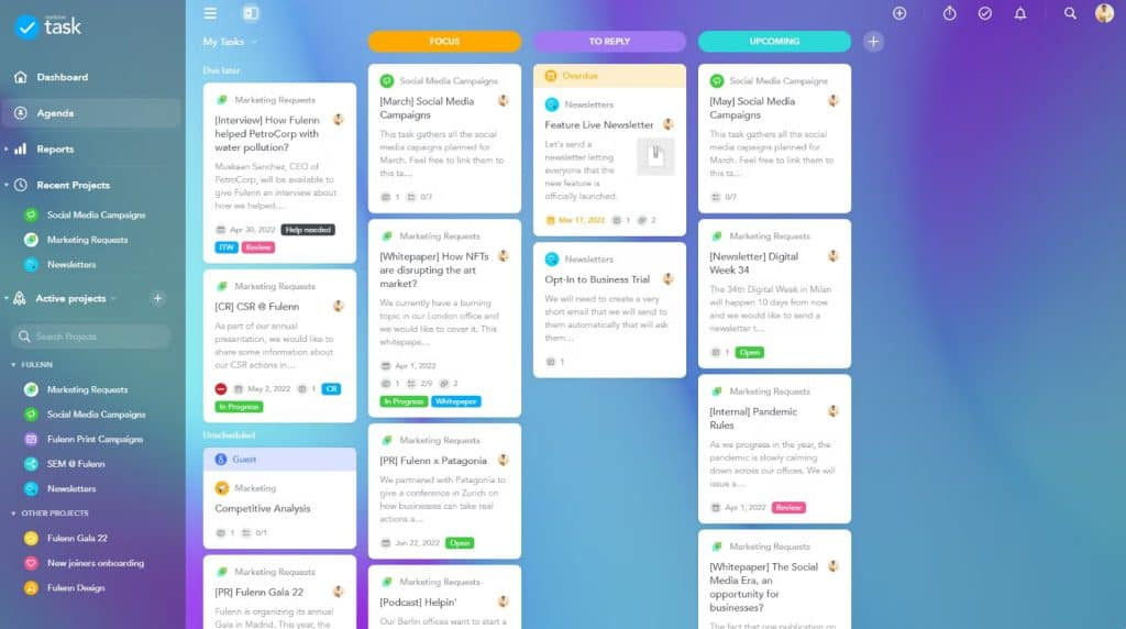 12 Top Free Task Management Software For Individuals - #9 MeisterTasks