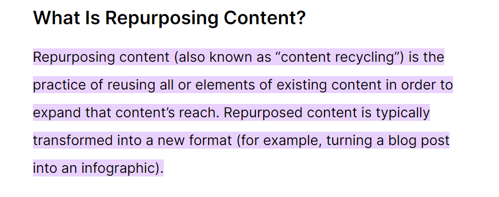 15+ Proven Client Acquisition Strategies for Marketing Agencies: #7. Repurpose Content for Various Platforms